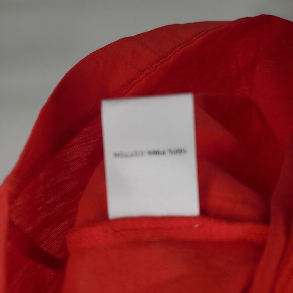 Evereve Elsa Shoulder Detail Slub Tee Shirt Top Women Size XS NWT Short Sleeve - Picture 5 of 12